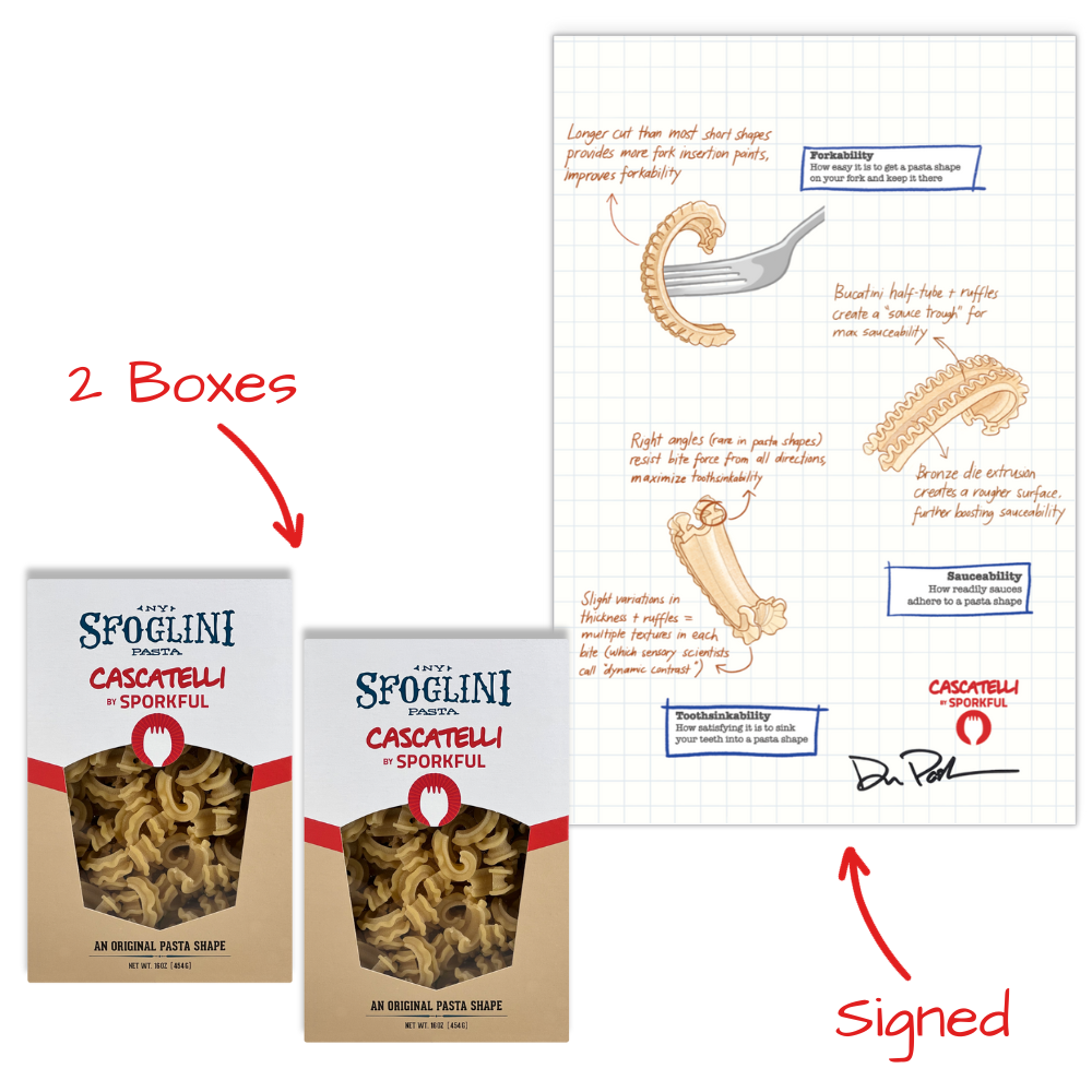 Signed Sporkful Cookbook & Pasta Set - Sfoglini