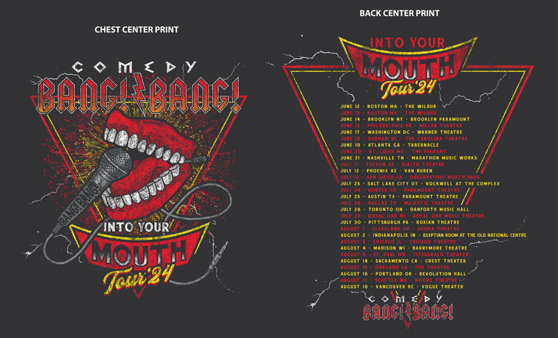 Comedy Bang Bang: Tour '24 T-shirt