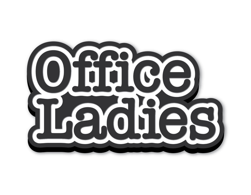 Office Ladies' logo with black and white styling, featuring bold typography.