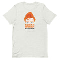 Cartoon illustration of a man with red hair and text reading 'CONAN O'BRIEN NEEDS A FRIEND' on a pale grey t-shirt.