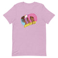 Pink t-shirt featuring three women with colorful hair and the text 'Nailed It!'